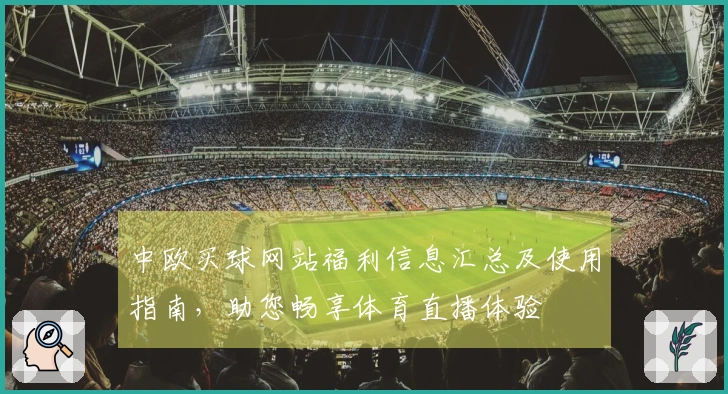 中欧买球网站福利信息汇总及使用指南，助您畅享体育直播体验